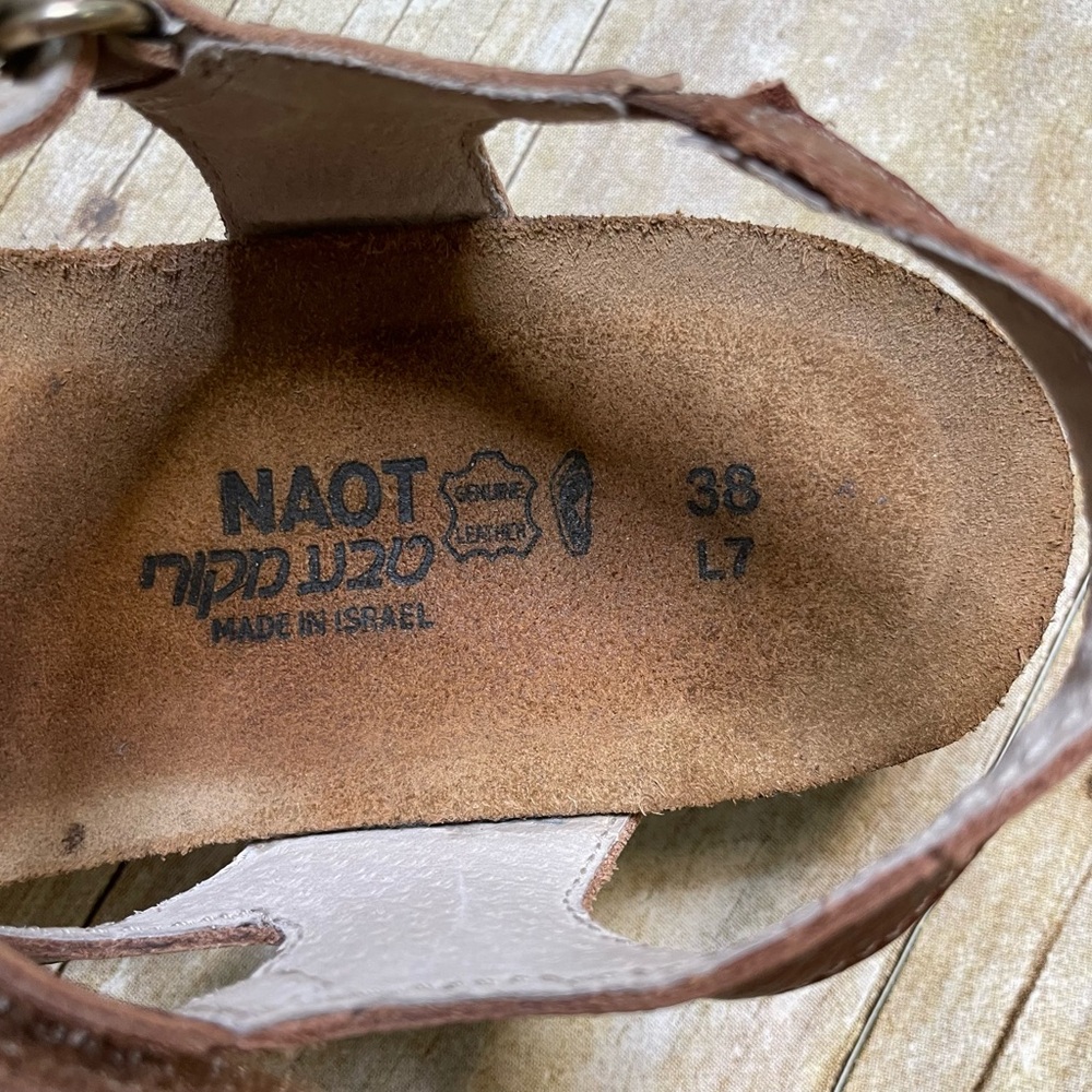 Noat Sophia Leather Strappy Wedge Sandal - Picture 10 of 10